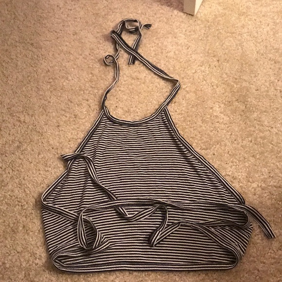 Stripped tie up shirt - Picture 2 of 2